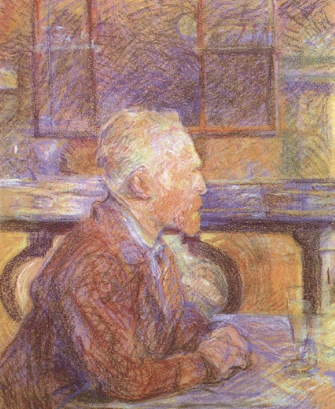 Henri de toulouse-lautrec Portrait of Vincent van Gogh China oil painting art